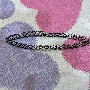 Black Stretch Tattoo Choker Necklace new must bundle